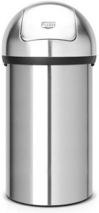 Мусорное ведро Brabantia Push Bin 484520, 60 л, сталь
