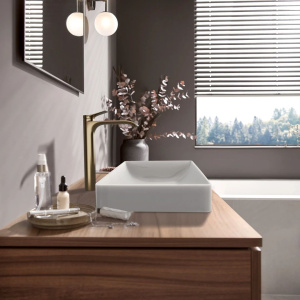 Смеситель для раковины Hansgrohe Vivenis 75044140 матовая бронза