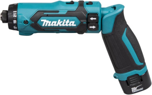 Дрель-шуруповёрт Makita DF012DSE 7,2V с АКБ 2x1,5 Ah и ЗУ