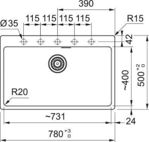 Кухонная раковина Franke Maris MRG 610-73 FTL 114.0661.797, белый полярный