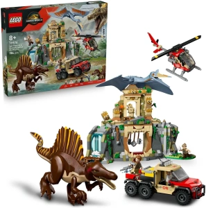 Конструктор LEGO Jurassic World 76976 Воздушная миссия с кетцалькоатлем и спинозавром