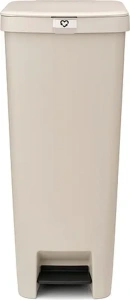 Мусорное ведро с педалью Brabantia StepUp 251849, 40 л, светло-бежевое