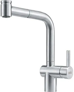 Кухонный кран Franke Atlas Neo pull-out spray 115.0521.441, нержавеющая сталь