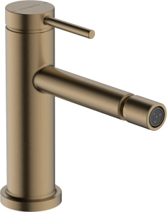 Смеситель для биде Hansgrohe Tecturis S 73201140 Матовая бронза