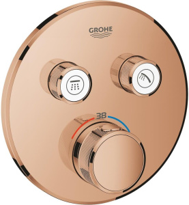 Смеситель для душа Grohe Grohtherm SmartControl 29119DA0, розовое золото