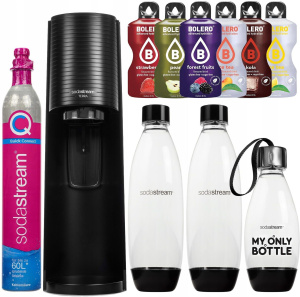 Сатуратор Sodastream Terra Black, 3 бутылки, 6 бутылок Bolero
