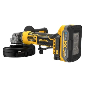 Аккумуляторная угловая шлифмашина DeWALT DCG404S2T-QW с 2 АКБ и ЗУ в кейсе