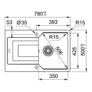 Кухонная раковина Franke Urban UBG 611-86 114.0633.176, матовый черный