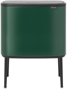 Мусорное ведро Brabantia Bo Touch Bin 304187, 11 + 23 л, сосново-зелёное