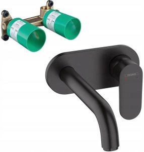 Смеситель для раковины Hansgrohe Vernis Blend 71576670, черный