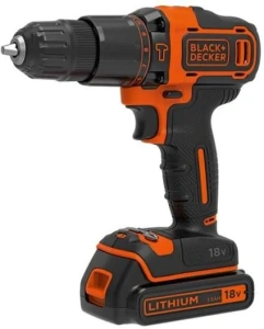 Аккумуляторная ударная дрель BLACK+DECKER BDCHD18-QW