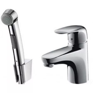 Смеситель для умывальника Hansgrohe Metris E 31170000, хром