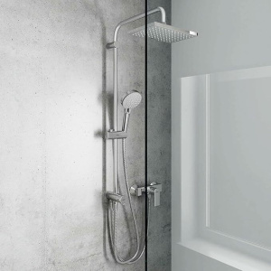 Душевой гарнитур с дождевым душем Hansgrohe Vernis Shape 26282000, хром