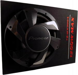 Активный сабвуфер Pioneer TS-WX300A, чёрный, 30 см, 1300 Вт