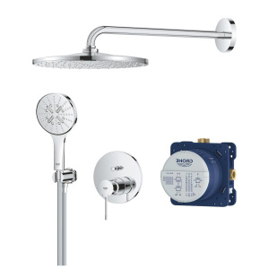 Душевой комплект Grohe Essence ABSET10152, нержавеющая сталь