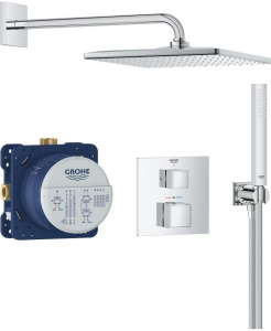 Душевой комплект Grohe Rainshower Mono 310 Cube 34868000, хром