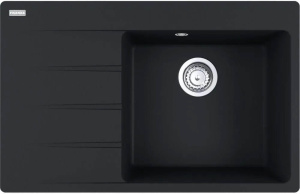 Кухонная раковина Franke Centro CNG 611-78 TL 114.0633.138, левый слив черный матовый