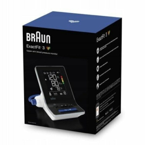 Тонометр автоматический для измерения артериального давления на плече Braun ExactFit3 BUA6150, белый