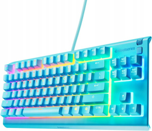 Клавиатура Steelseries Apex 3 TKL Aqua (64934)