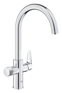 Смеситель для кухни с фильтром Grohe Blue Pure BauCurve 30580000, хром