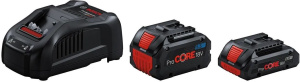 Набор аккумуляторов и зарядное устройство Bosch ProCORE18V 4.0Ah + ProCORE18V 5.5Ah + GAL 1880 CV Professional (1600A0214A)