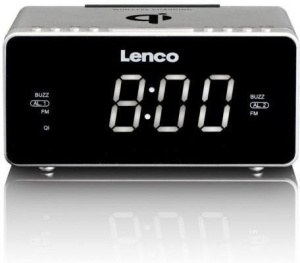 Радиочасы Lenco CR-550SI, серебристый