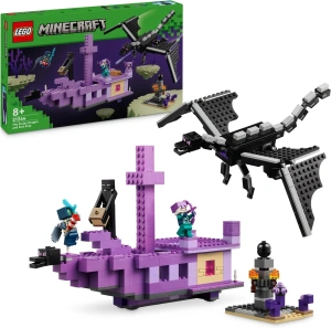 Конструктор LEGO Minecraft 21264 Дракон Эндера и корабль Края