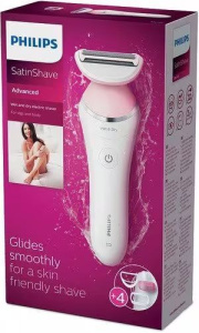 Электробритва Philips BRL140/00 SatinShave Advanced, белый, розовый