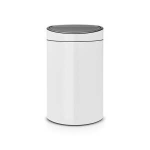 Мусорный бак Brabantia Touch Bin, 40л, белый 114984