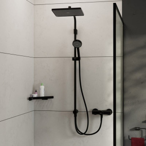Душевой комплект Hansgrohe Activera Q 28757670, матовый черный