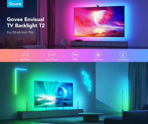 Комплект для светодиодной подсветки Govee TV 55-65, Wi-Fi+Bluetooth H605C