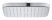 Верхний душ Grohe Tempesta 250мм Cube 26681000, хром