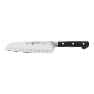 Нож сантоку Zwilling Pro с фестончатой кромкой, лезвие 18см