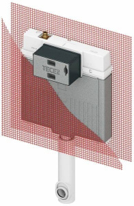 Комплект для скрытого туалета TECE box octa II (9370500)