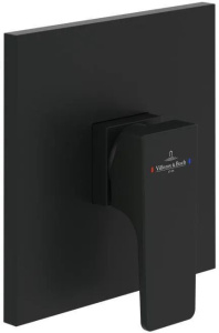 Смеситель для ванны и душа Villeroy & Boch Architectura Square матовый черный TVS125002000K5