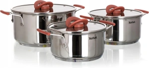 Набор кастрюль Tefal Opti'Space G720S674 6 предметов