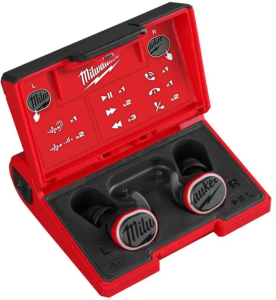 Беспроводные беруши с Bluetooth Milwaukee L4 LEPB-301, АКБ и ЗУ