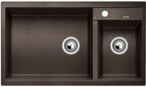 Кухонная мойка Blanco Metra 9 Silgranit PuraDur 515050, кофе