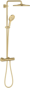 Душевая стойка Grohe Rainshower SmartActive 26836GN0, матовое золото