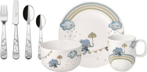 Набор детской посуды Villeroy & Boch Elephant Boho Kids 7 предметов 14-8336-8435