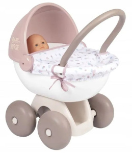 Коляска для кукол Smoby Baby Nurse - Кукольная коляска с пластиковым козырьком для куклы - Смоби 220377