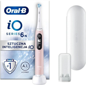 Электрическая зубная щетка Oral B iO 6S розовая