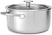 Кастрюля KitchenAid Multi Ply 20 см 3,1 л нержавеющая сталь