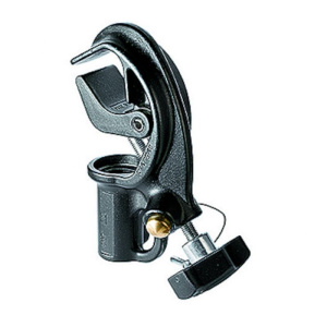 Зажим Manfrotto 337 Hot Shoe Bubble Level-2 Axis 337, чёрный