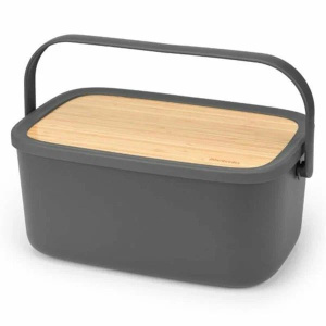 Хлебница Brabantia "Nic", Dark Gray (128264)