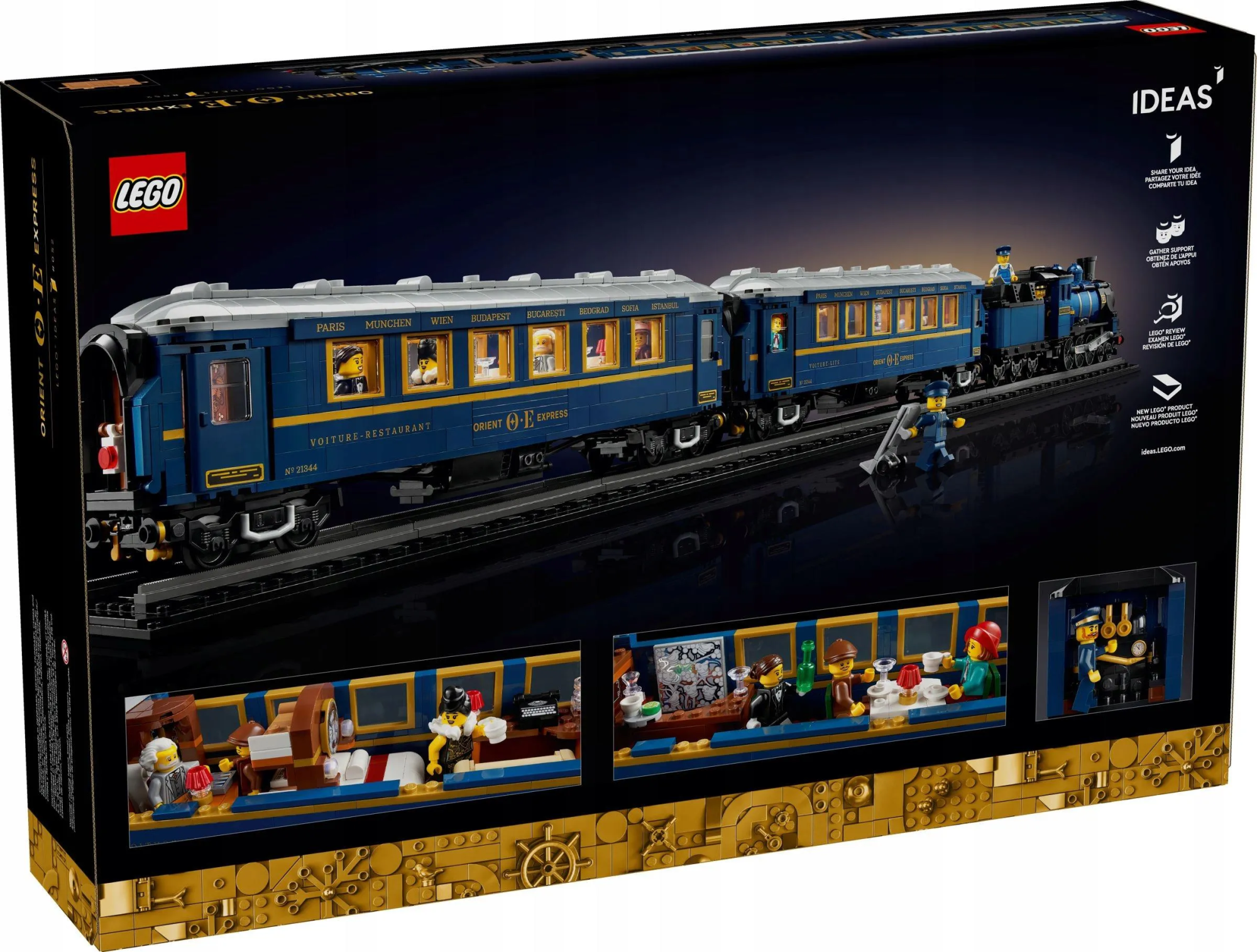 Конструктор LEGO Icons 21344 Поезд Восточный экспресс