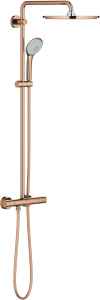 Душевая стойка Grohe Euphoria XXL System 26075DA0, розовое золото