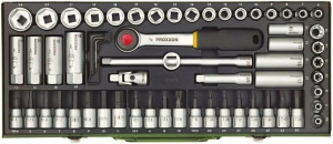 Компактный набор с трещоткой 3/8", 65 поз. 23112 Proxxon