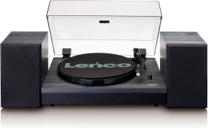 Проигрыватель виниловых пластинок Lenco LS-300, черный