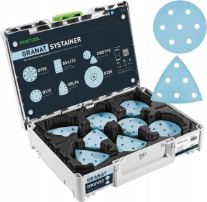 Набор абразивов в кейсе Festool SYS-STF D90/V93 GR-Set 578196